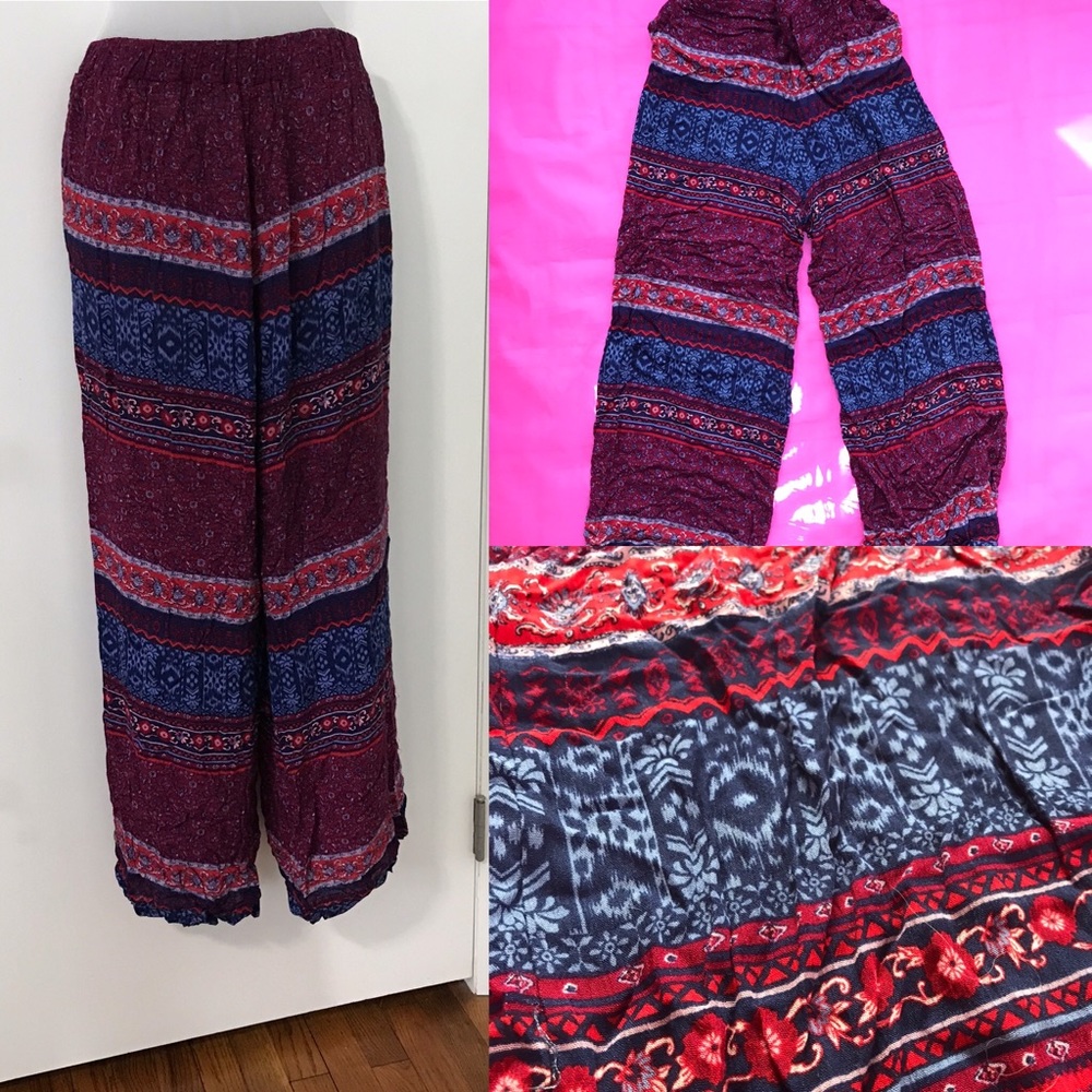 Flowy boho harem pants